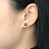 MJ-55 D Color Moissanite Lab Diamond Stud Earring For Women 925 Sterling Silver Wedding Engagement Ear Studs Jewelry